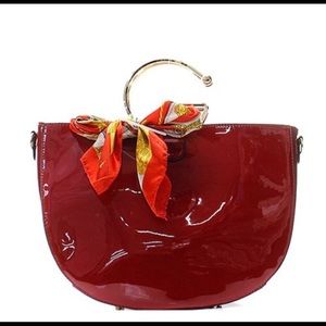 Women’s Red Patent Leather Purse